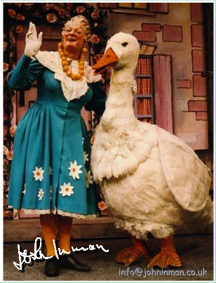 John Inman in Mother Goose